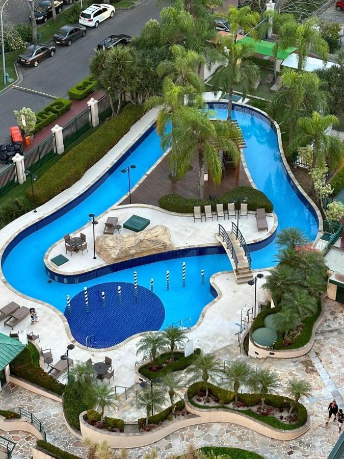 Flat Com Vista Panoramica -15- Na Barra Da Tijuca - Estacionamento Gratuito - Frigobar - Ar Condicionado - Piscina - Academia - Balsa Para Praia Gratis - Varanda - Vista Parcial Mar E Lagoa Rio de Janeiro Exterior foto