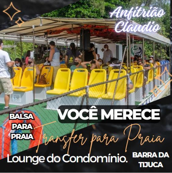 Flat Com Vista Panoramica -15- Na Barra Da Tijuca - Estacionamento Gratuito - Frigobar - Ar Condicionado - Piscina - Academia - Balsa Para Praia Gratis - Varanda - Vista Parcial Mar E Lagoa Rio de Janeiro Exterior foto